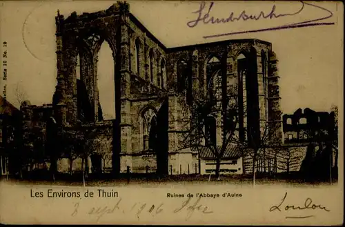 Thuin Thuin Ruines Abbaye d'Aulne x /  /