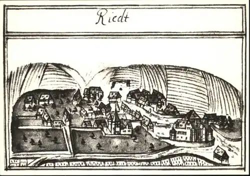Riet Abbildung nach Forstlagerbuch um 1680 *