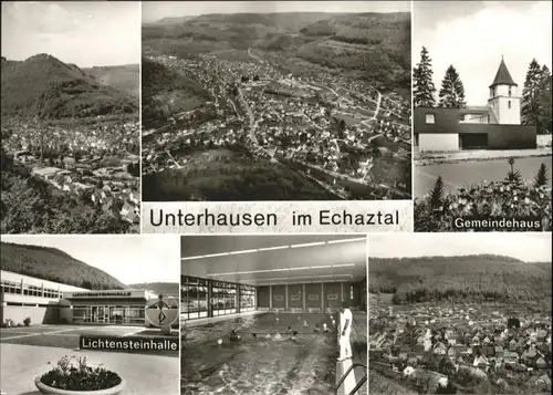 Unterhausen Lichtensteinhalle Gemeindehaus *