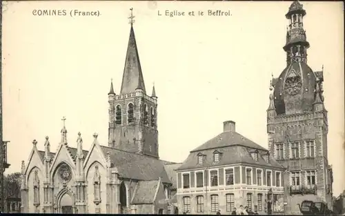 Comines Comines Eglise Beffroi * / Belgien /Belgien