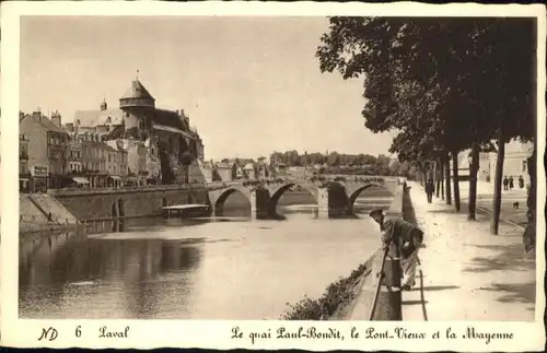Laval Laval Quai Paul-Bondit Pont Mayenne * /  /