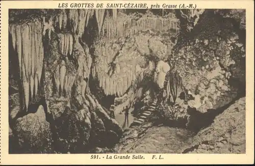 Grasse Grasse Hoehle Grotte St. Cezaire * /  /
