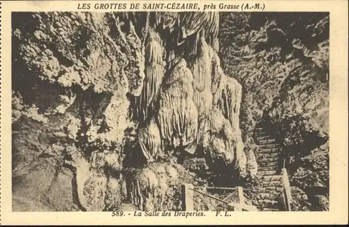 Grasse Grasse Hoehle Grotte St. Cezaire * /  /