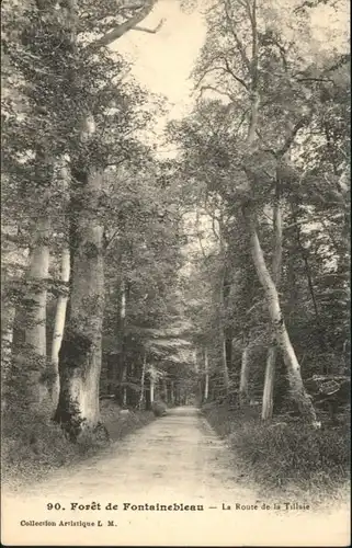 Fontainebleau Fontainebleau Foret Route Tillaie * /  /