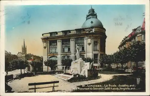 Limoges Limoges Poste Monument Souvenir x /  /