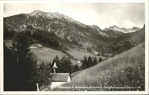 Langenwang Gasthaus Gaisalpe Entschenkopf Nebelhorngruppe *