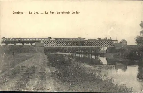 Comines Lys Pont Eisenbahn x