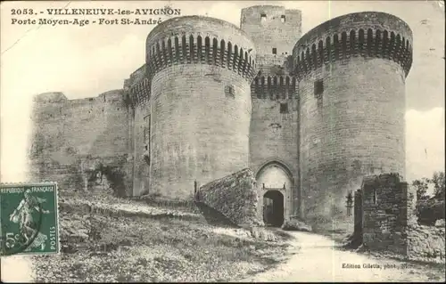 Villeneuve Avignon Porte Moyen-Age Fort St. Andre x