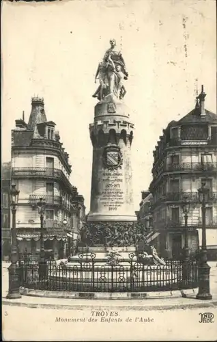 Troyes Monument Enfants l'Aube x
