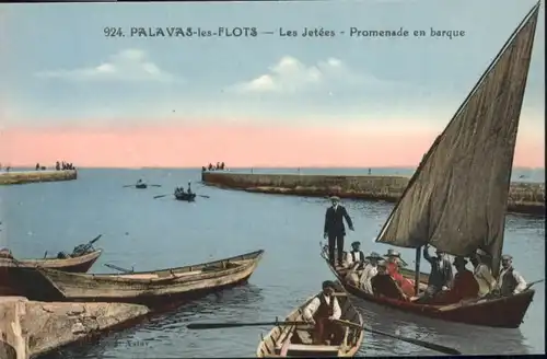 Palavas-les-Flots Jetees Promenade Barque *