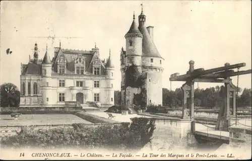 Chenonceaux Chateau Tour Marques x