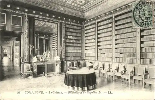 Compiegne Chateau Bibliotheque x