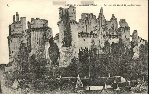 Pierrefonds Chateau Ruines  *