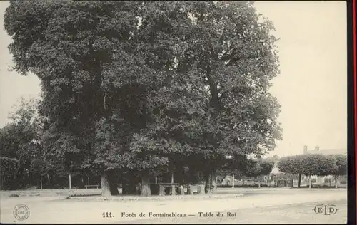 Fontainebleau Foret Table Roi *