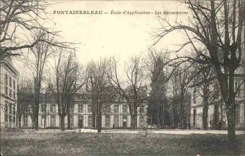 Fontainebleau Ecole Schule Application Heronnieres *