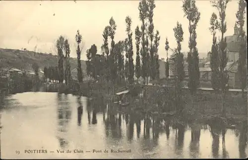 Poitiers Clain Pont Rochereuil x