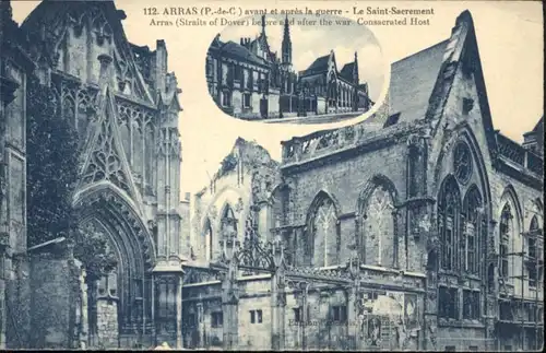 Arras Saint-Sacrement Zerstoerung *