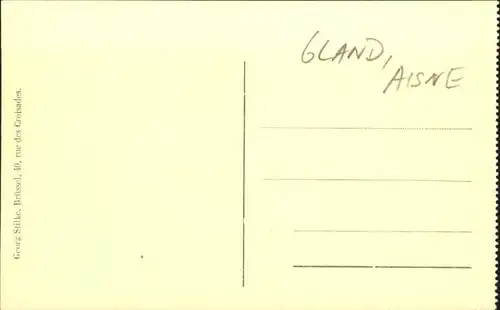 Gland Gland [handschriftlich] Aisne * /  /