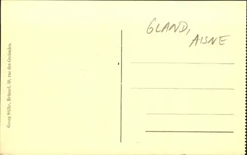 Gland Gland [handschriftlich] Rathaus Aisne * /  /