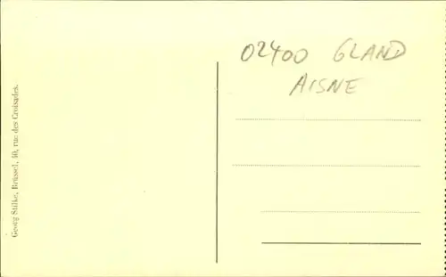 Gland Gland [handschriftlich] Oise  * /  /