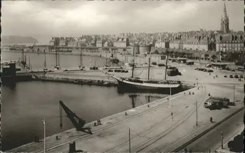 Saint-Malo Bassins Ville Segelschiff *