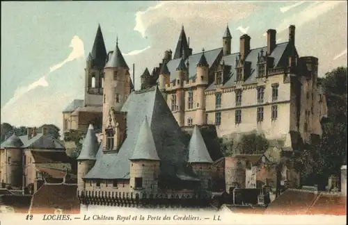Loches Chateau Royal Porte Cordeliers *