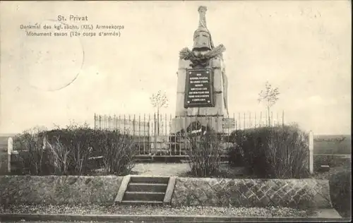 Saint-Privat Denkmal Monument XII.Armeekorps x