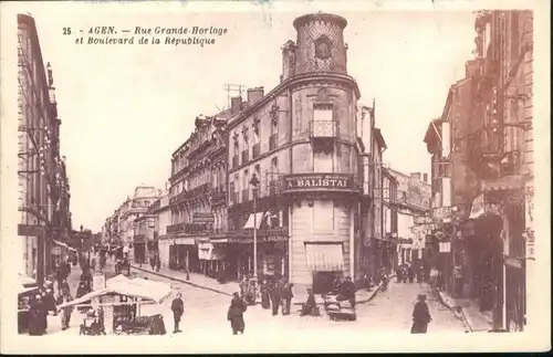Agen Rue Grande-Horloge Boulevard Republique *