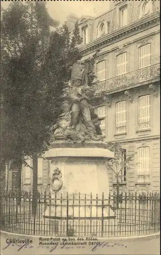 Charleville Monument Commemoratif Rond-Point Bas Allee x