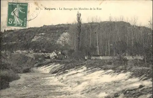 Noyers Barrage Moulin Rue x