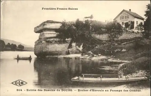 Doubs Doubs Schiff Frontiere Franco Suisse * /  /