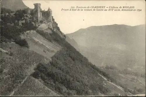 Chambery Chambery Chateau de Miolans * /  /