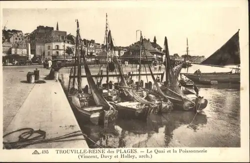 Trouville Trouville Hafen Schiff * /  /