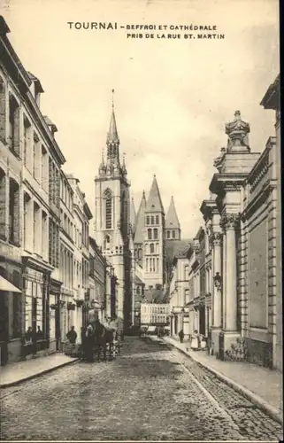 Tournai Beffroi Cathedrale Rue St. Martin *