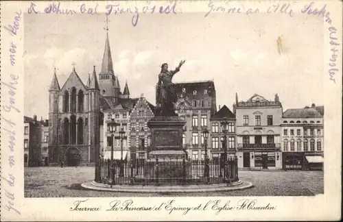 Tournai Princesse Epinoy Eglise St. Quentin x