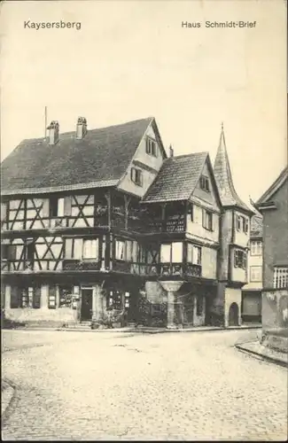 Kaysersberg Haus Schmidt Brief *