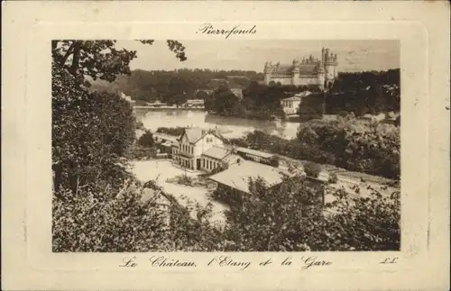 Pierrefonds Le Chateau l'Etang La Gare *