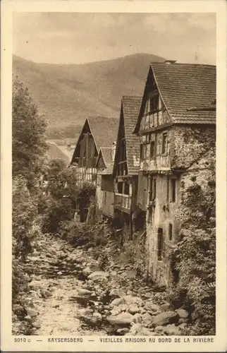Kaysersberg Vieilles Maisons au bord de la Riviere *
