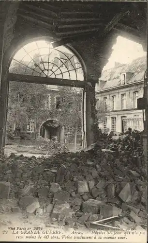 Arras Grande Guerre Hopital St Jean *