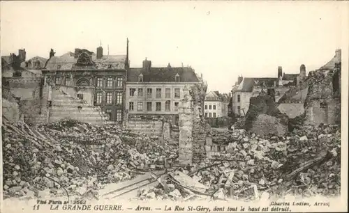 Arras Grande Guerre Rue St Gery *