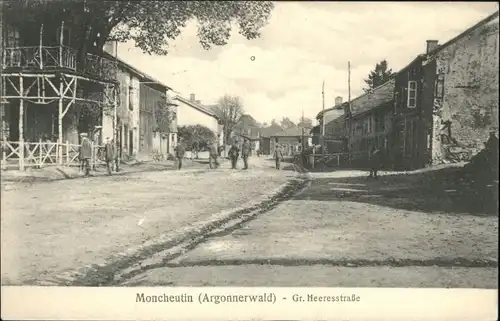 Moncheutin Moncheutin Argonnerwald Grosse Heeresstrasse x /  /