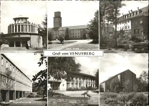 Venusberg Venusberg Kirche Klinik Jugendherberge Schule Liebfrauenhaus * /  /
