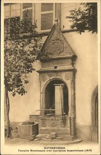 Kaysersberg Fontaine Renaissance *