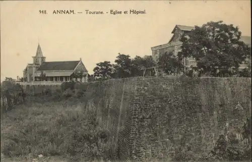 Tourane Annam Eglise Hopital *