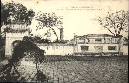 Nam-Dinh Tonkin Citadelle Pagode Royale *