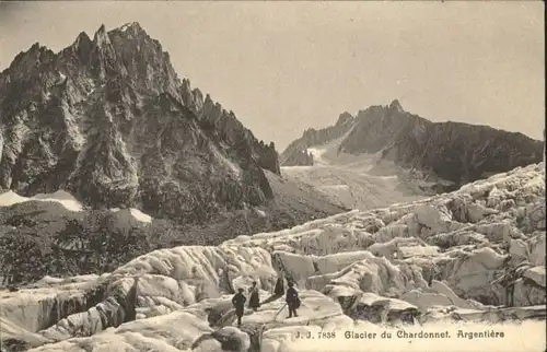 Argentieres Glacier Chardonnet Gletscher *