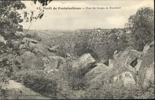 Fontainebleau Foret Gorges Franchard x