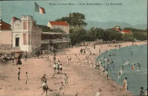 Toulon-sur-Mer Sablettes Baignade x