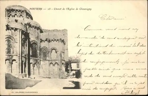 Poitiers Chevet Eglise Chauvigny x