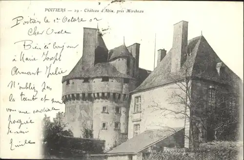 Poitiers Chateau Abin Mirebeau x